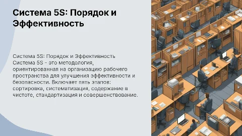 Система 5S: Основа Эффективности и Порядка на Рабочем Месте
