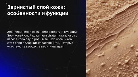 зернистый слой кожи