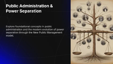 Презентация: Understanding Separation of Powers and NPM in Public