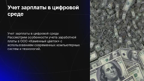 Специфика учета заработной платы в ООО «Каменный цветок»