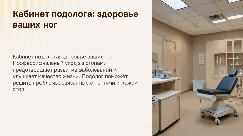 Кабинет подолога