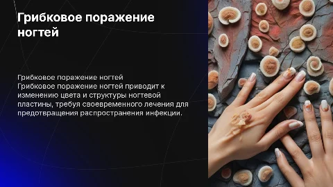 грибковое поражение ногтей