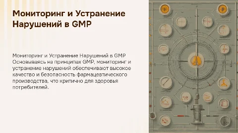 Мониторинг и Устранение Нарушений в GMP: Обеспечение Качества
