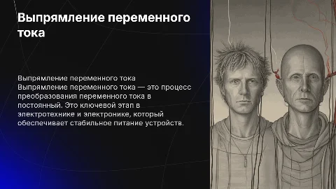 выпрямление переменного тока