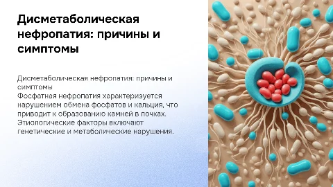 Дисметаболическая нефропатия фосфатная: этиология и диагностика