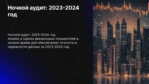 ночной аудит за 2023-2024 год