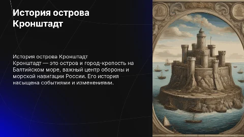 История острова Кронштадт