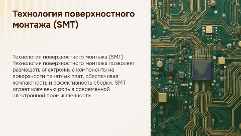 Технология поверхностного монтажа (SMT)