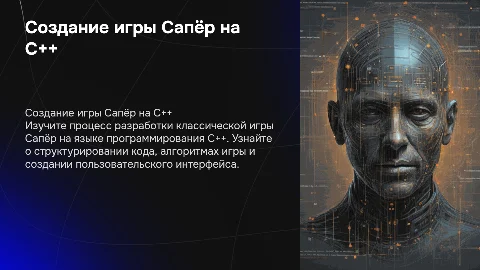 Создание игры Сапёр на языке с++
