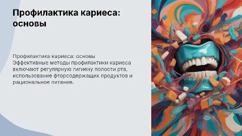 профилактика кариеса