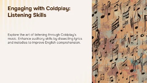 Онлайн-урок английского языка на 45 минут с песнями Coldplay