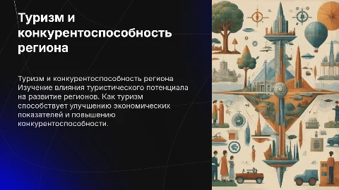 Влияние туристического потенциала на конкурентоспособность