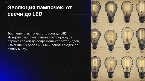 История лампочек