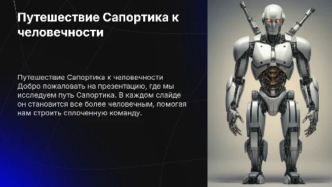 Игра на командообразование с САПОРТИКОМ в презентации