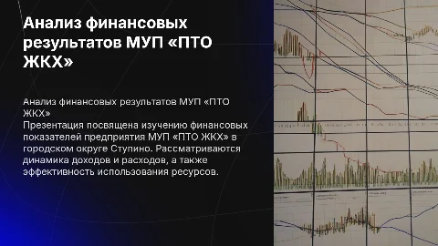 Анализ финансовых результатов МУП «ПТО ЖКХ» Ступино
