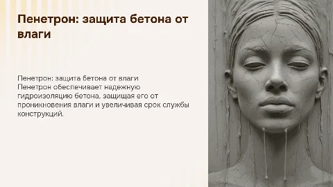 Пенетрон - проникающая гидроизоляция бетона