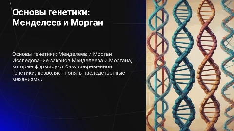 Законы генетики законы Менделеева закон Моргана