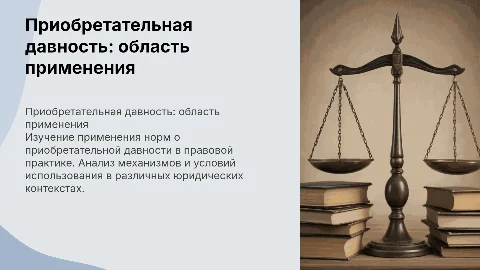 сфера применения правил о приобритательной данности