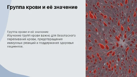 группа крови переливание крови