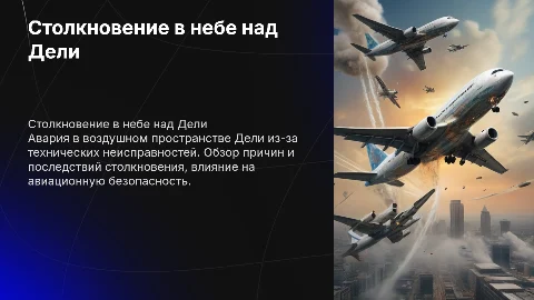 Чрезвычайная ситуация транспорта: Столкновение в небе над Дели