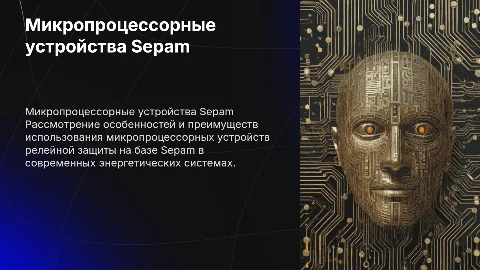 Микропроцессорные устройства релейной защиты на базе Sepam