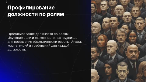 Профилирование должности по ролям