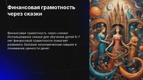 Финансовая грамотность детей 6-7 лет через сказки