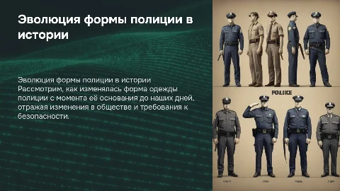 Изменения в форме одежды полиции: от основания до сегодня