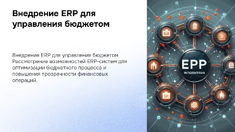 Внедрение бюджетной модели на базе ERP-систем