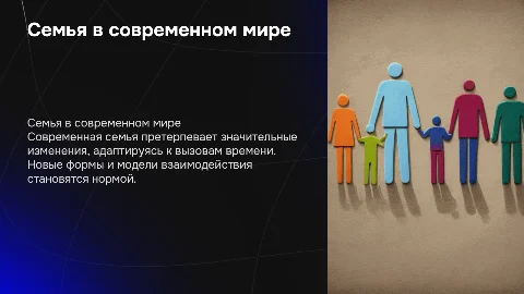 семья в современном обществе