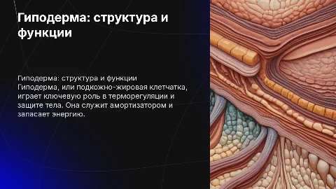 гиподерма подробно