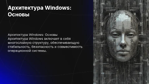 Архитектура windows