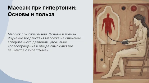 массаж при артериальной гипертензии