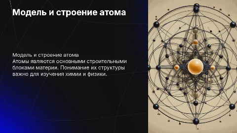 Модель и строение атома