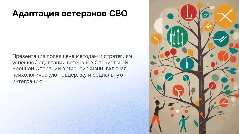 Адаптация ветеранов СВО