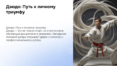 Дзюдо — путь к успеху​
