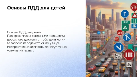 Основы ПДД для детей: безопасное поведение на улице