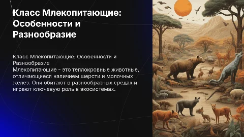 Класс Млекопитающие