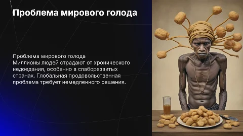 Продовольственная проблема: голод и недоедание в мире