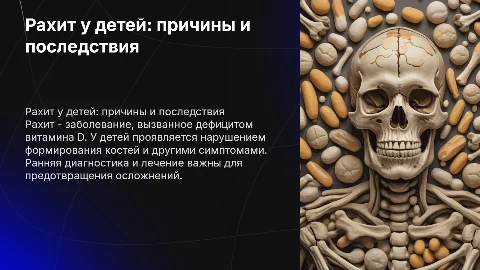 Рахит у детей