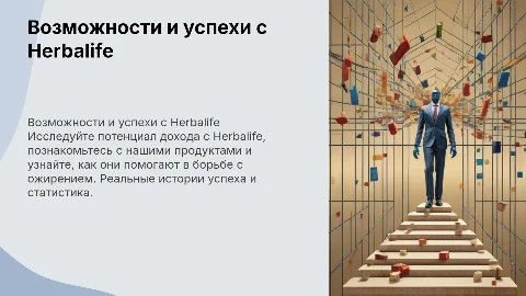 Бизнес-презентация возможностей Herbalife для дохода и здоровья
