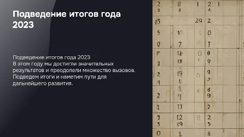 итоги года