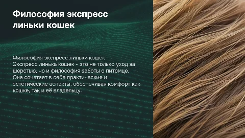 Философия экспресс линьки кошек