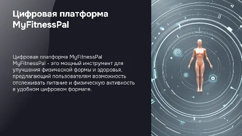 цифровая образовательная технология MyFitnessPal