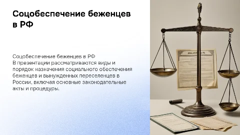 Виды и порядок назначения социального обеспечения беженцев