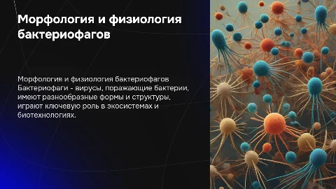 Морфология и физиология бактериофагов
