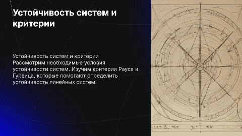 Критерий Рауса и Гурвица: устойчивость систем управления