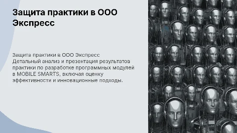 Защита практики в компании ООО Экспресс Разработка