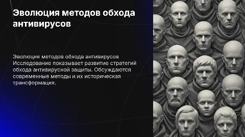 Анализ методов обхода антивирусной защиты и их эволюции