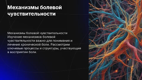 Механизмы болевой чувствительности
